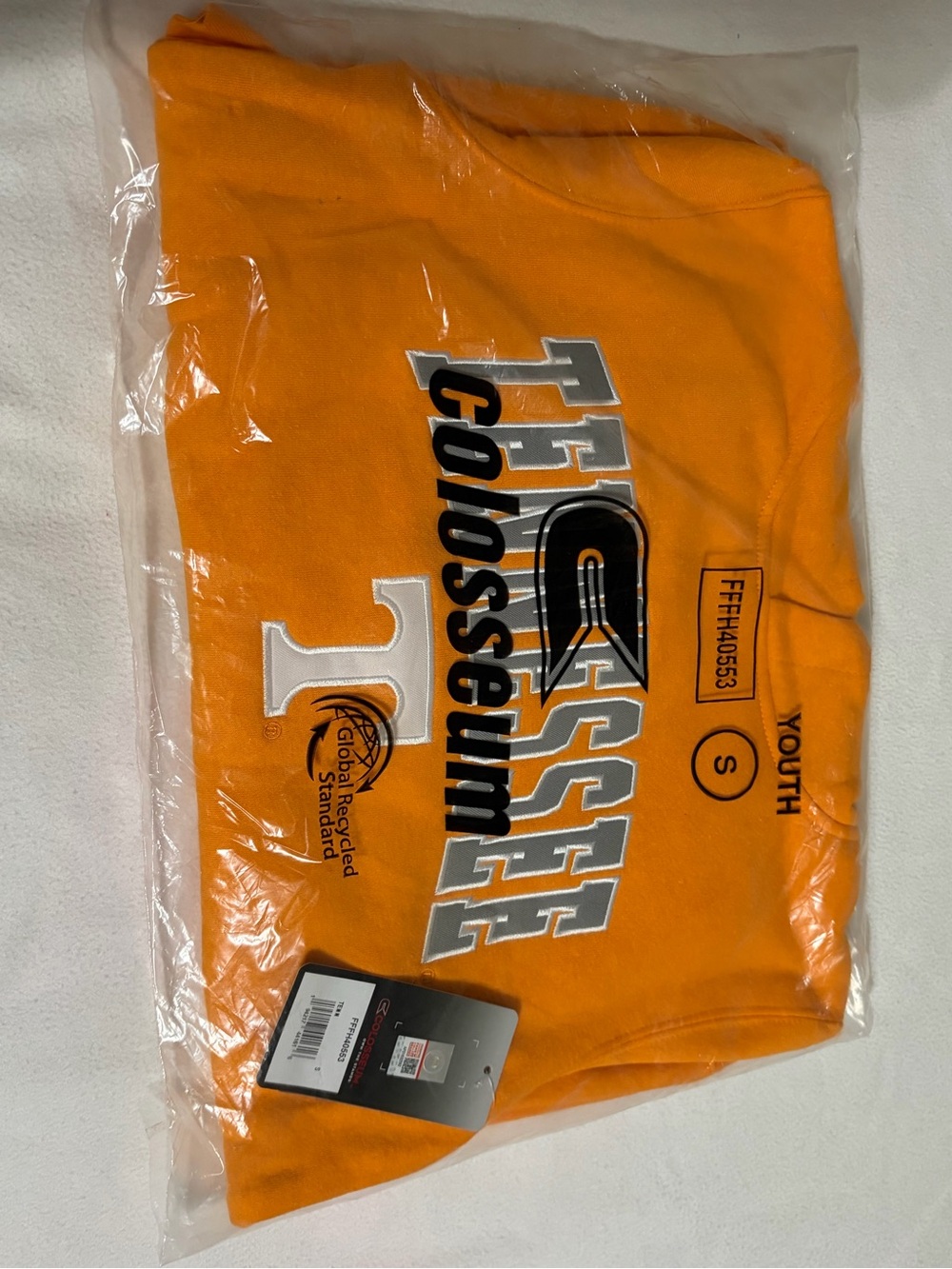 Colosseum Youth Orange Tennessee Graphic Sweatshirt